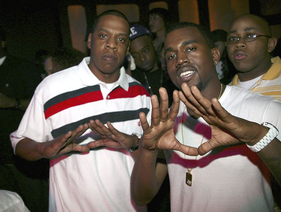Jay Z and Kanye West in 2005