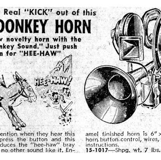 The Amazing Car Horn Selection of the 1972 JC Whitney Catalog