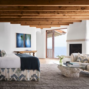 bedroom with an ocean view