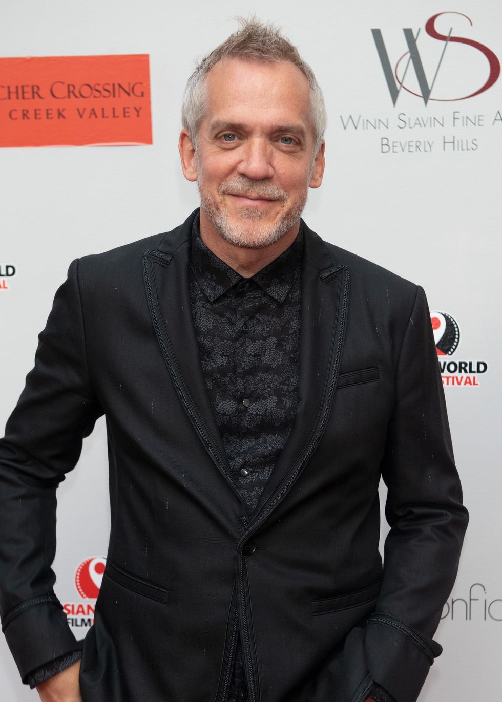 director jean marc vallee arrives at master sculptor sir daniel winn unveils statuettes for asian world film festival on june 19, 2021 in beverly hills, california