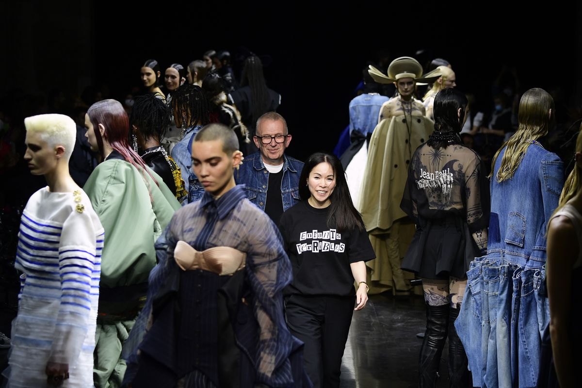 jean paul gaultier runway paris fashion week  haute couture fall winter 2021 2022