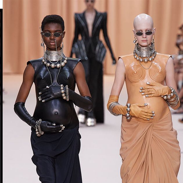 Olivier Rousteing Sends Human Pin Cushions, Conical Bras And
