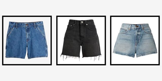 Women Summer High Waist Denim Shorts Bandage Hot Pants, Size: S(Black)