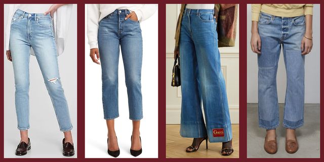 2023 2023 New Jeans for Women Trendy 90s Jean Pants Retro Ripped Denim  Straight Leg Denim Jeans Classic Loose Baggy Trousers