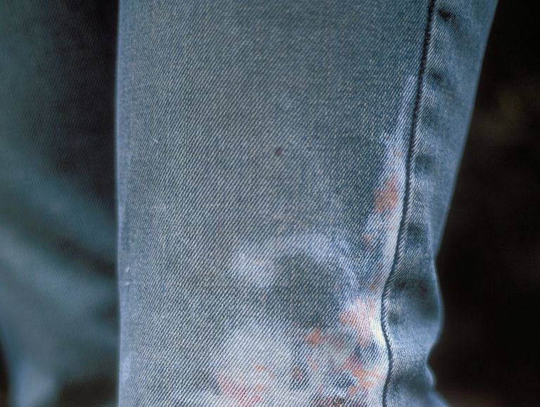 close up detail of ripped jeans photo by paul hartnettpymcauniversal images group via getty images