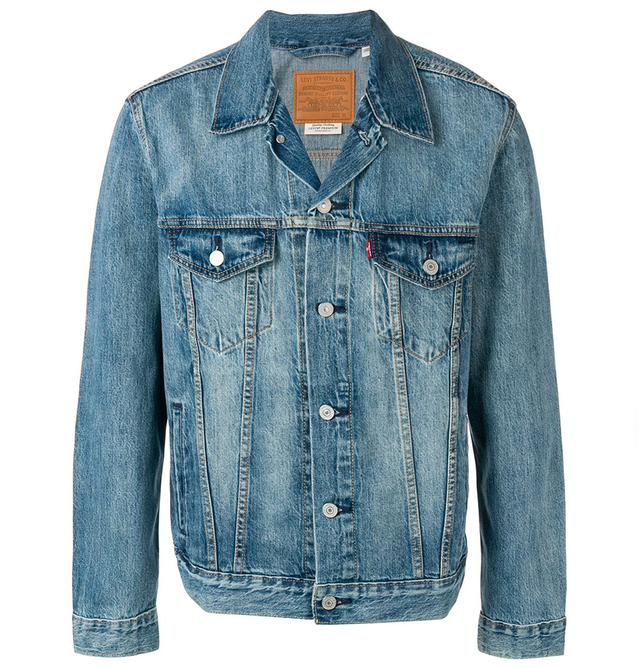 Denim, Clothing, Jeans, Outerwear, Blue, Jacket, Pocket, Sleeve, Textile, Collar, 