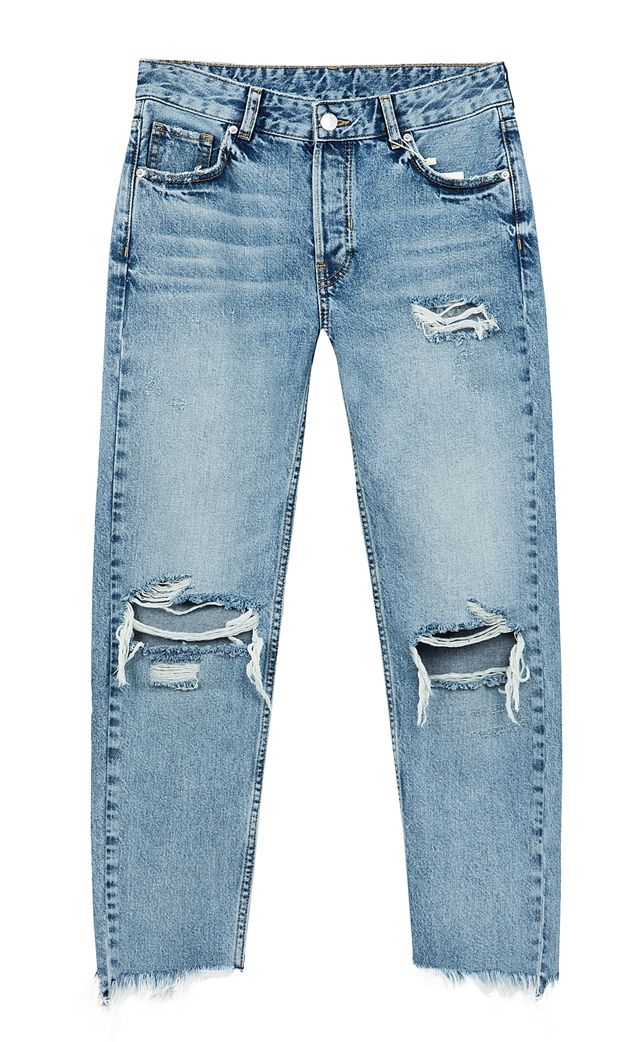 jeans strappati estate 2018 Bershka