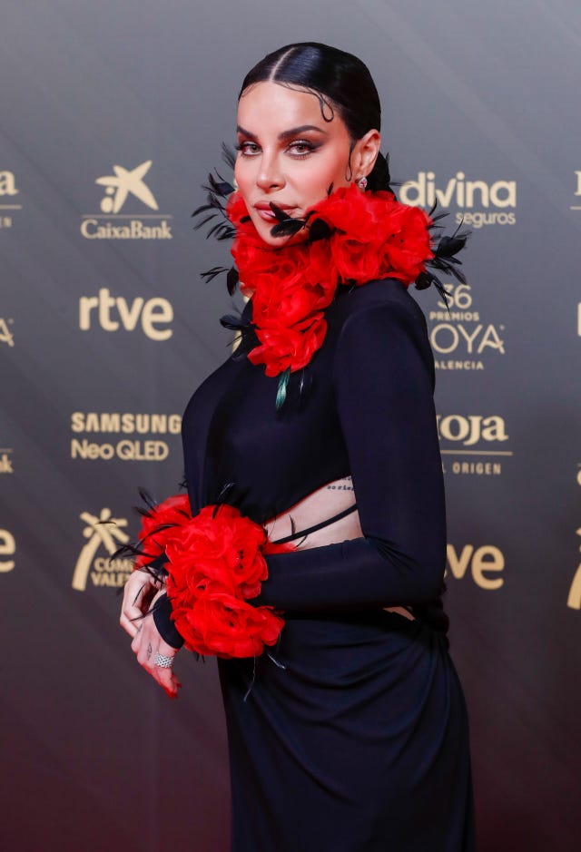 la actriz y cantante se acuerda de isabel torres en los premios goya 2022