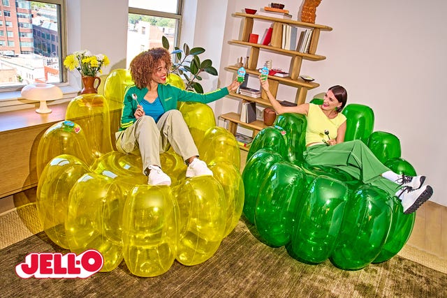 jello jelly collection inflatable chair