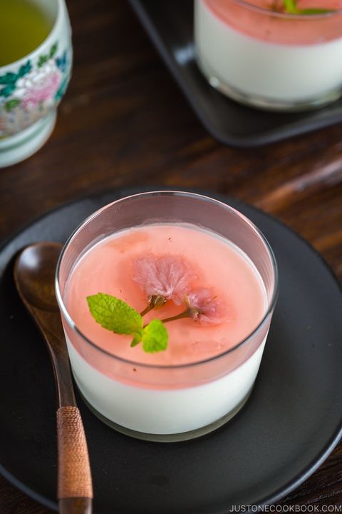jello recipes milk pudding with cherry blossom jello