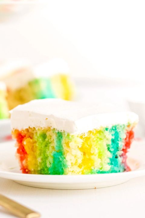 jello recipes rainbow jello poke cake