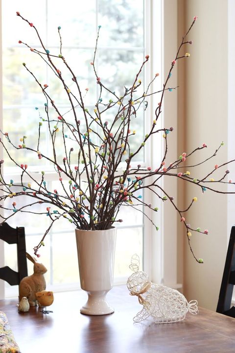 easter tree jelly beans