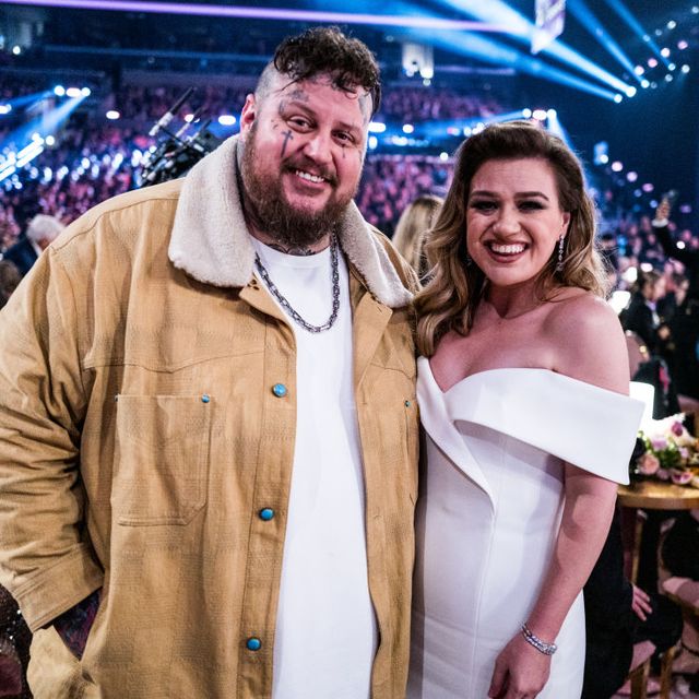 kelly clarkson and jelly roll at the grammys