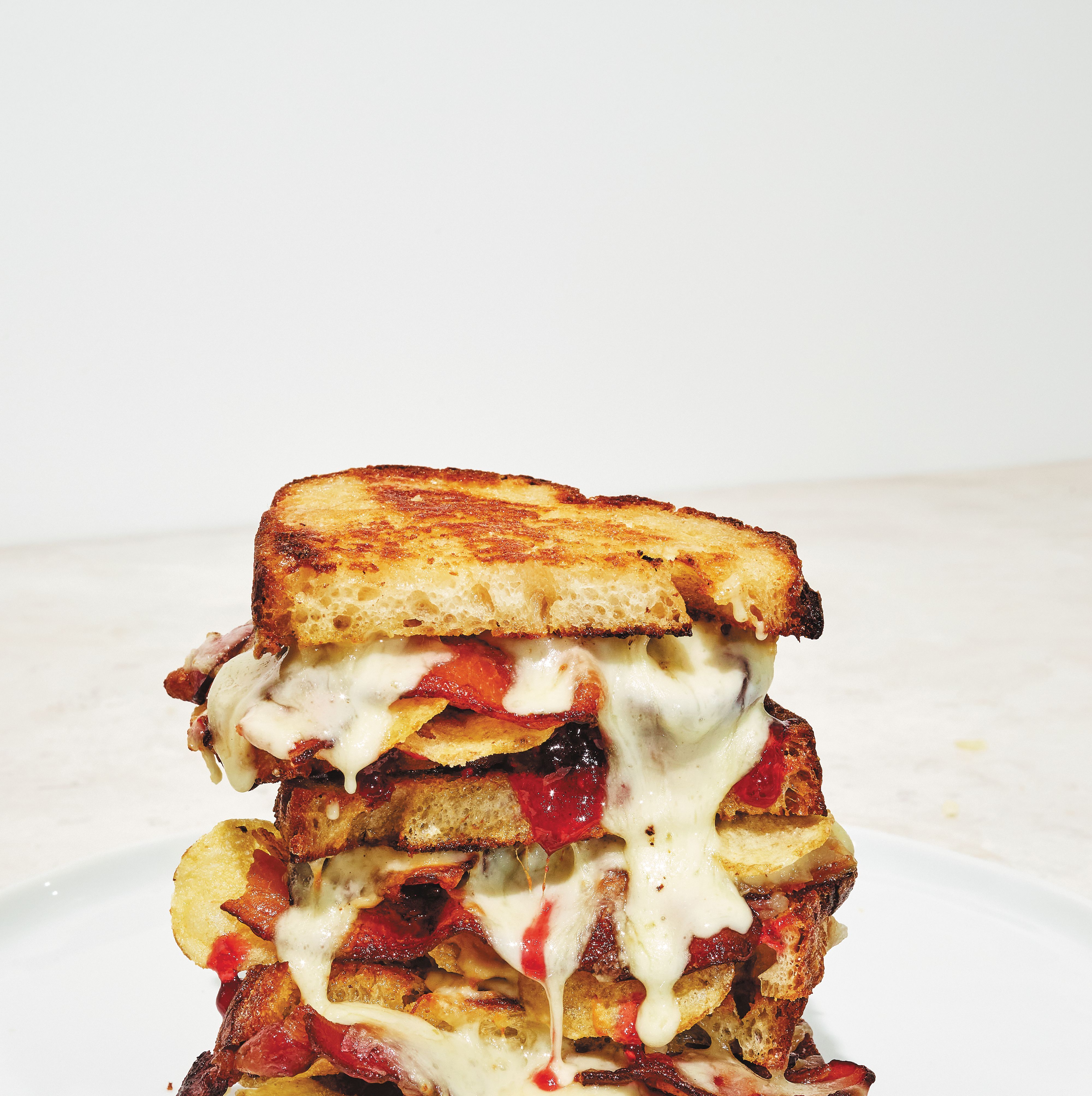 grilled cheese bacon sandwich