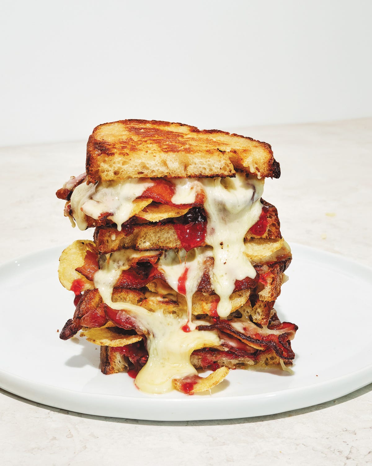 jen hatmaker potato chip bacon raspberry grilled cheese recipe