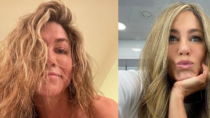 preview for Jennifer Aniston rocks iconic bedhead curls in hilarious Instagram video