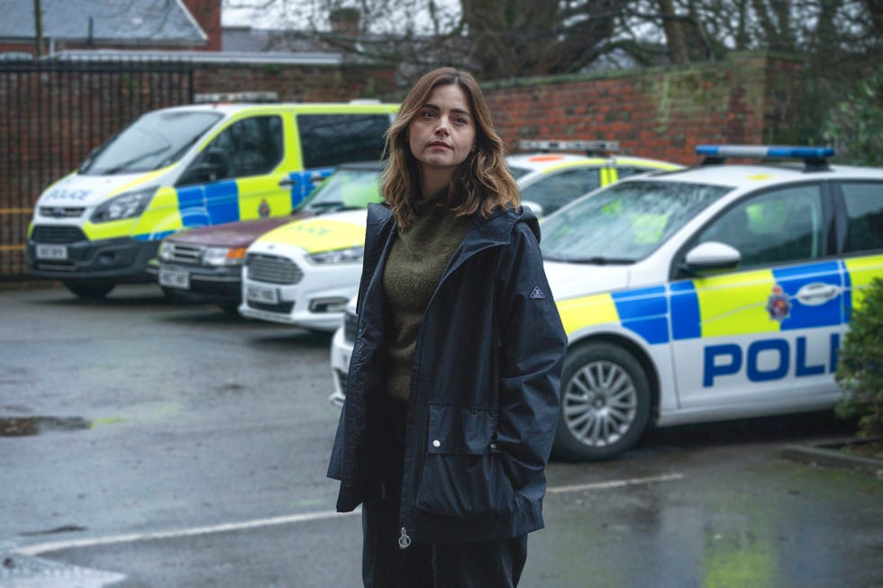 jenna coleman as detective ember manning, the jetty