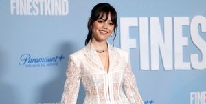 west hollywood, california december 12 jenna ortega attends the los angeles premiere of paramounts finestkind at pacific design center on december 12, 2023 in west hollywood, california photo by phillip faraonegetty images