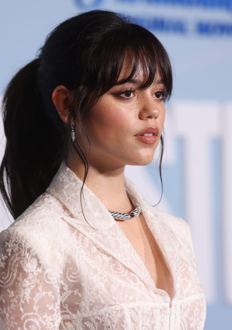 Jenna Ortega's Corseted Lace Blazer Doubles as a Minidress