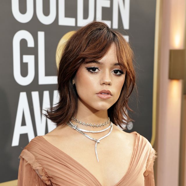beverly hills, california january 10 80th annual golden globe awards pictured jenna ortega arrives at the 80th annual golden globe awards held at the beverly hilton hotel on january 10, 2023 in beverly hills, california photo by todd williamsonnbcnbc via getty images