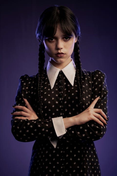 jenna ortega als mittwoch addams am mittwoch