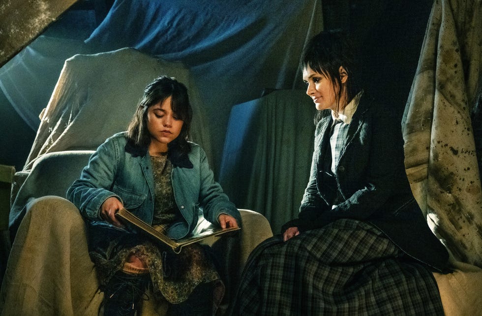 jenna ortega, winona ryder, beetlejuice 2