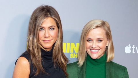 preview for Jennifer Aniston and Reese Witherspoon's The Morning Show trailer (Apple)