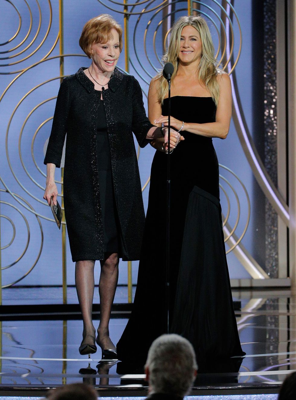 Jennifer Aniston and Carol Burnett