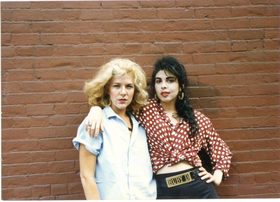 jennifer clement and suzanne mallouk in 1984