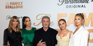 the family stallone red carpet  reception