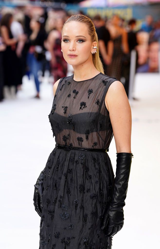 Jennifer Lawrence Goes Goth Glam at 'No Hard Feelings' Premiere