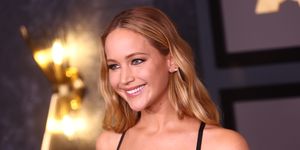 jennifer lawrence looks angelic with xxl ethereal mermaid waves