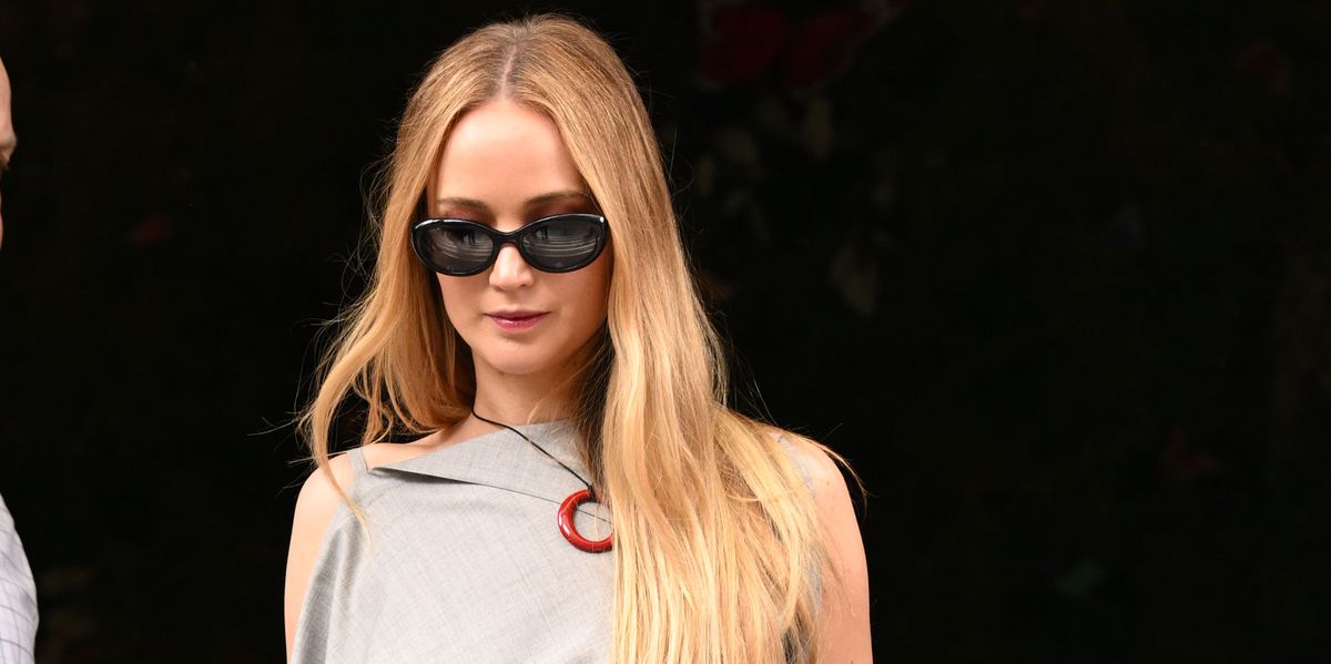 Jennifer Lawrence does ‘quiet luxury’ in a gray The Row outfit