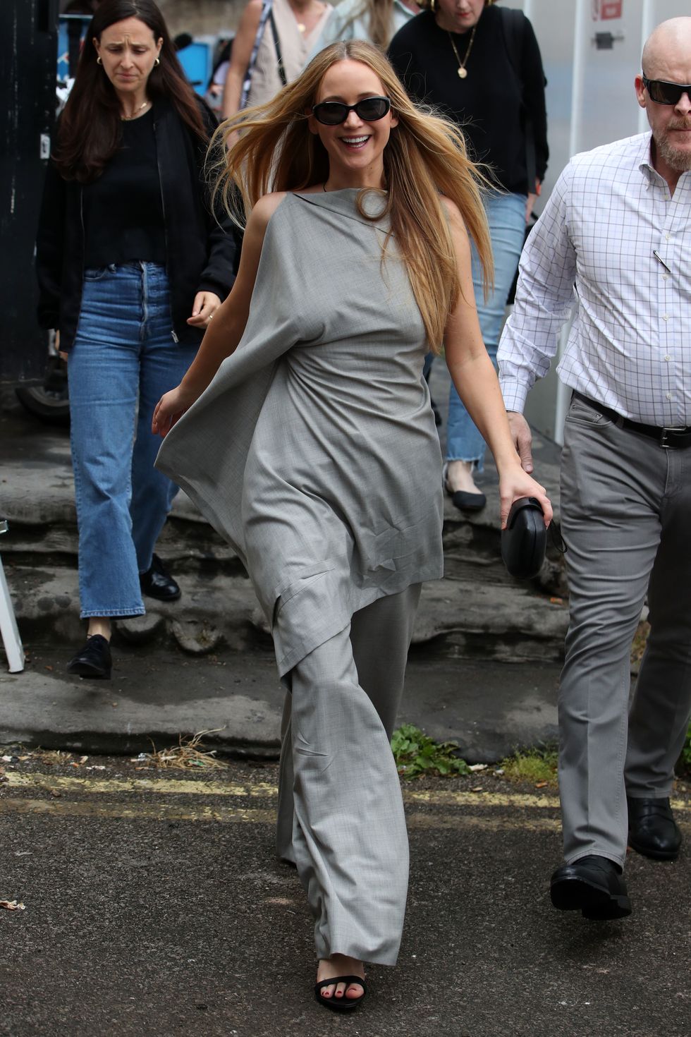 london, united kingdom june 12 jennifer lawrence is seen out and about on june 12, 2023 in london, united kingdom photo by megagc images