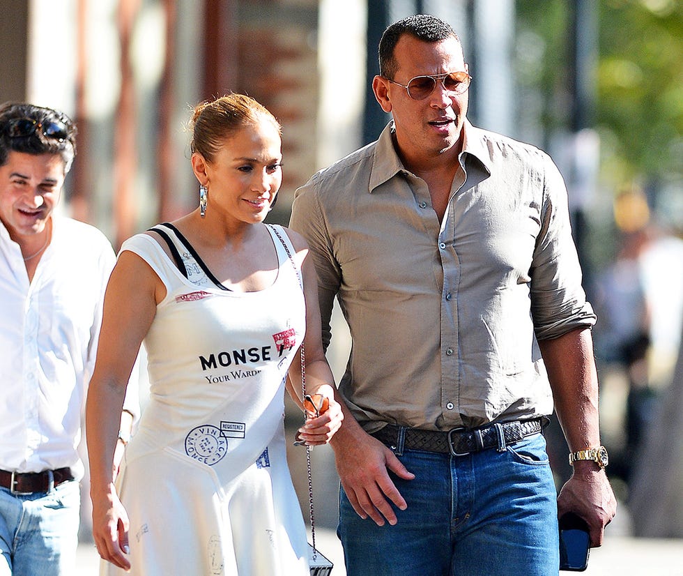 Jennifer Lopez y Alex Rodríguez pasean por la ciudad de Boston.
