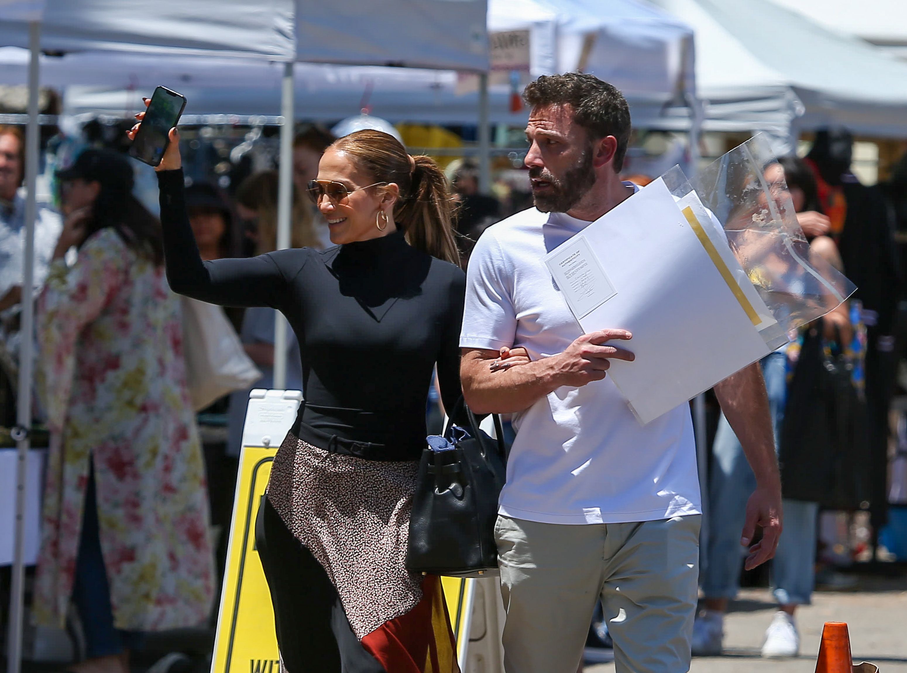 See Ben Affleck and Jennifer Lopez on Date at Super Bowl 2022