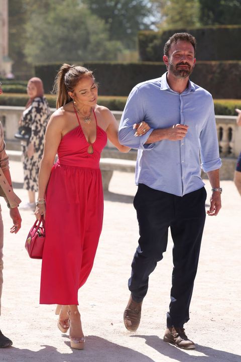 Jennifer Lopez's Latest Honeymoon Outfit Involves a Sheer Blouse