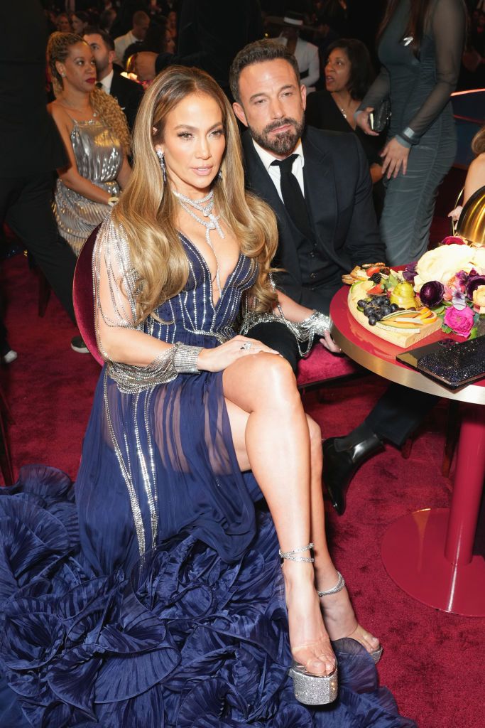 Jennifer Lopez And Ben Affleck S Complete Relationship Timeline   Jennifer Lopez And Ben Affleck Attend The 65th Grammy News Photo 1675999158 