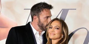 los angeles, california   february 08 l r ben affleck and jennifer lopez attend the los angeles special screening of marry me on february 08, 2022 in los angeles, california photo by momodu mansaraygetty images