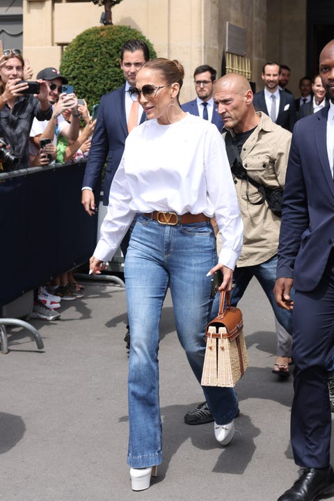 jennifer lopez in paris on july 27, 2022