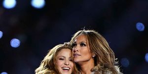 Shakira en J. Lo tijdens hun Superbowl-optreden