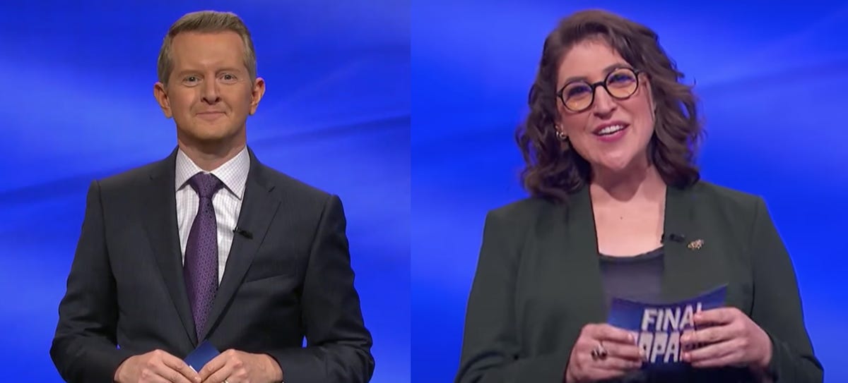 'jeopardy' host ken jennings mayim bialik