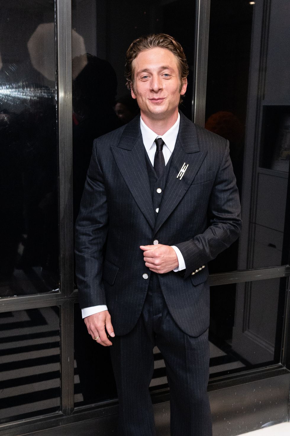 jeremy allen white at the mark hotel: 2025 met gala departures