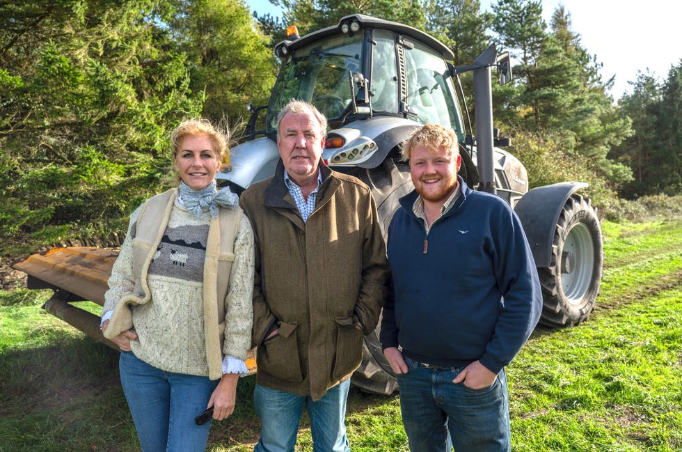 jeremy clarkson, lisa hogan, kaleb cooper, clarkson's farm