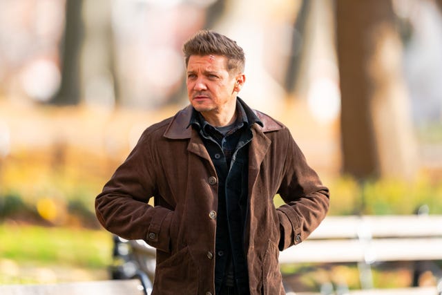 Jeremy Renner is Recovering With the Help of a Stationary Bike