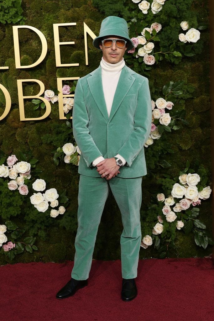 jeremy strong golden globes 2025