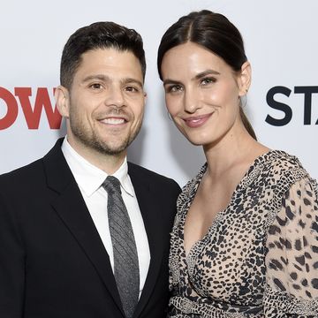 jerry ferrara and breanne racano at starz madison square garden "power" season 6 red carpet premiere, concert, and party on august 20, 2019 in new york city
