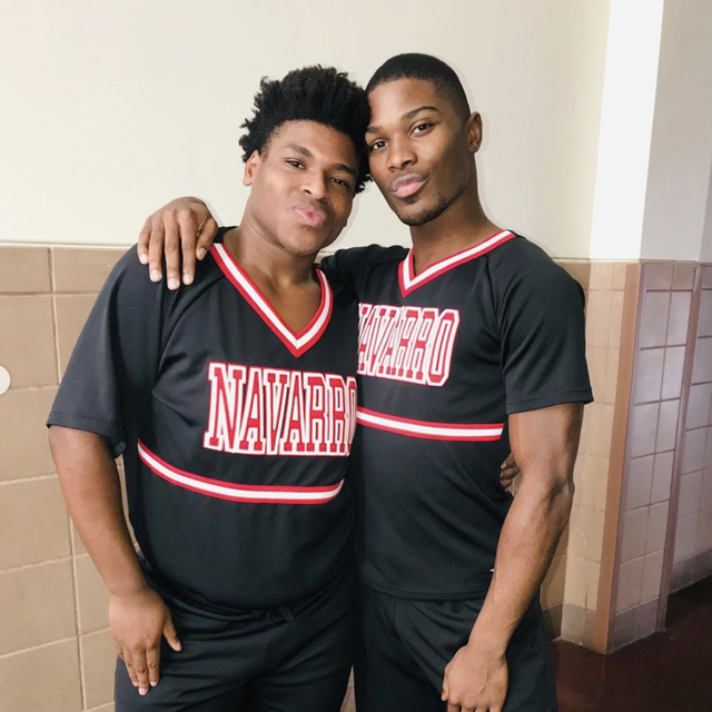 Jerry Harris and La'Darius Marshall from the cast of "Cheer" on Netflix