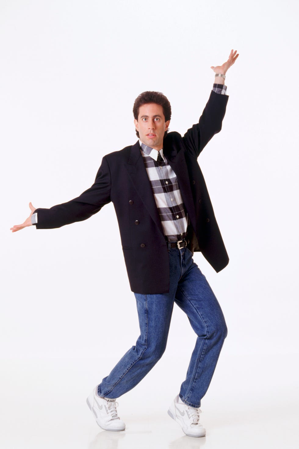 seinfeld wearing a pair of nike sneakers