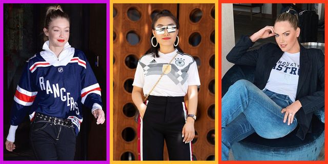 19 Cute Ways To Wear A Sports Jersey (Stylish Outfit Ideas) — Nikki Lo